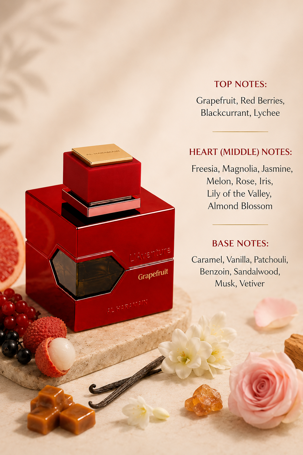 Al Haramain L’Aventure Grapefruit 100ml EDP - Unisex