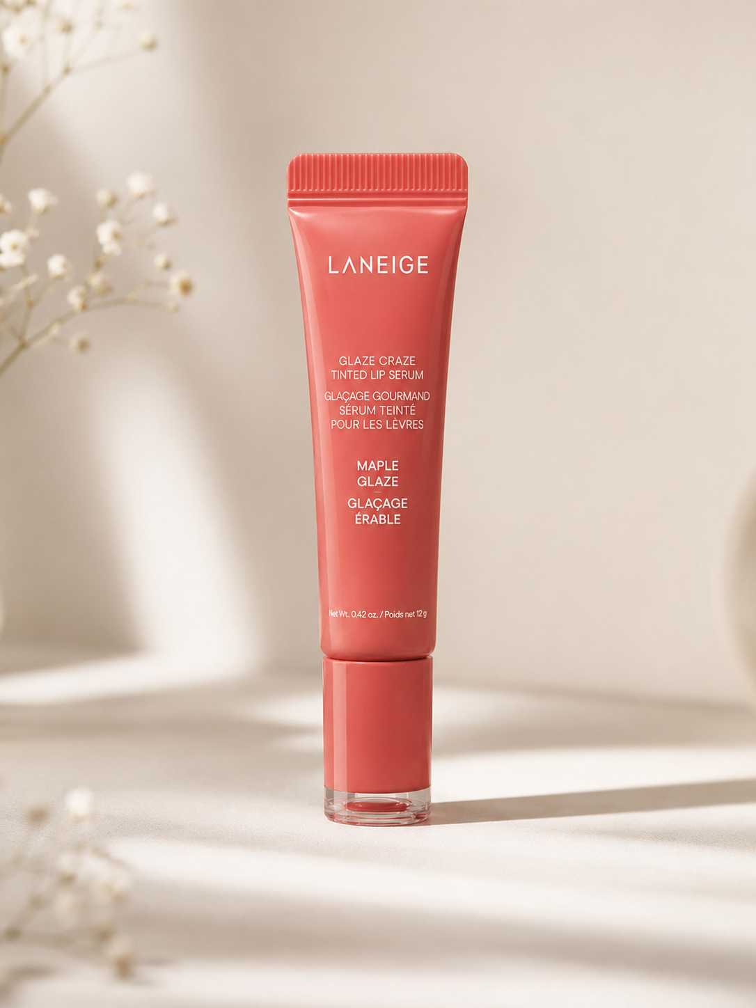 LANEIGE Glaze Craze Tinted Lip Serum - Maple Glaze 12g
